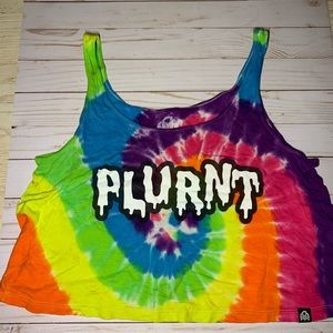 Rave top tie dye plur
